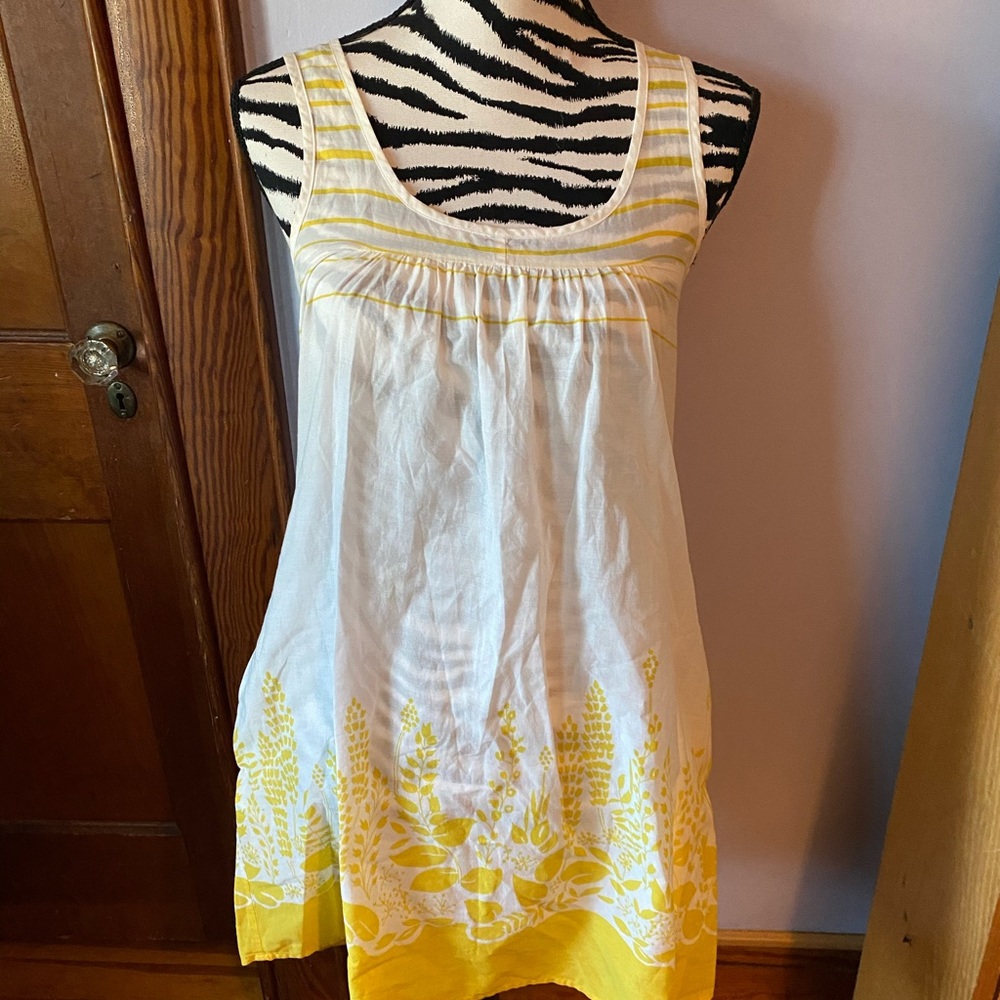Patagonia sundress Yellow & white floral size XS